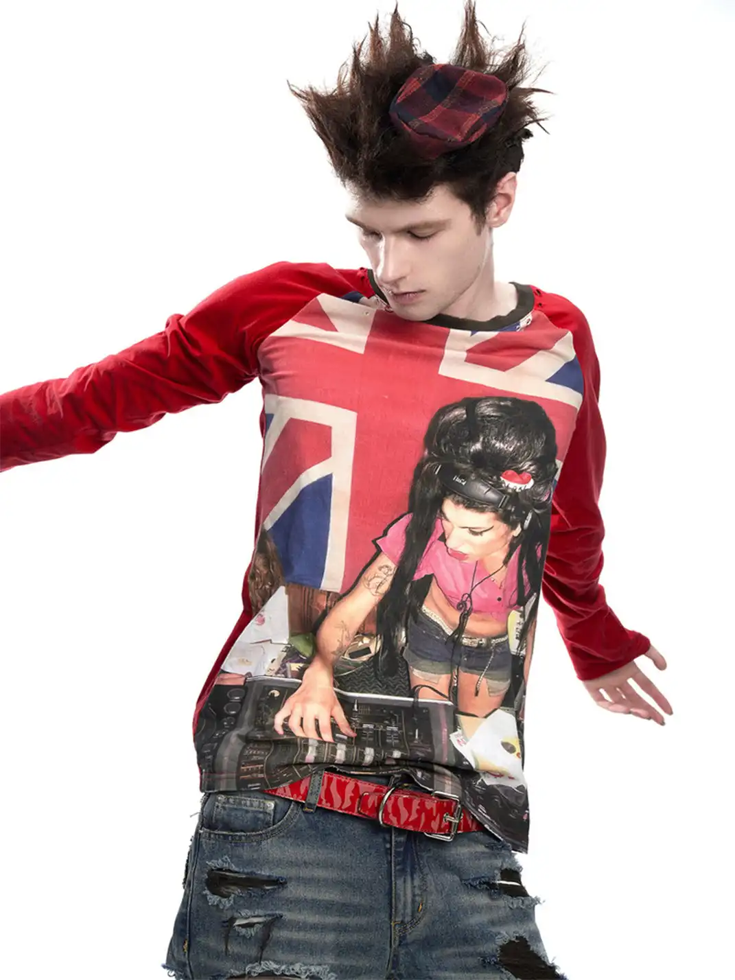 Fruitanari | DJ Print Long Sleeve T-shirt
