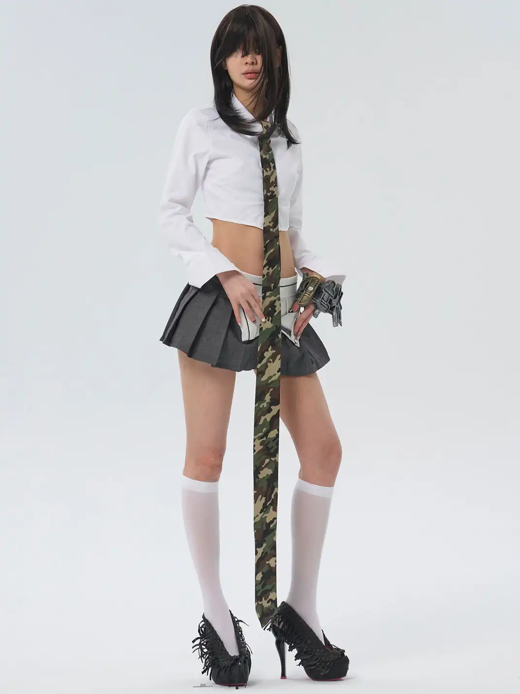 BITE | Extra Long Camouflage Fancy Tie