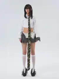 BITE | Extra Long Camouflage Fancy Tie