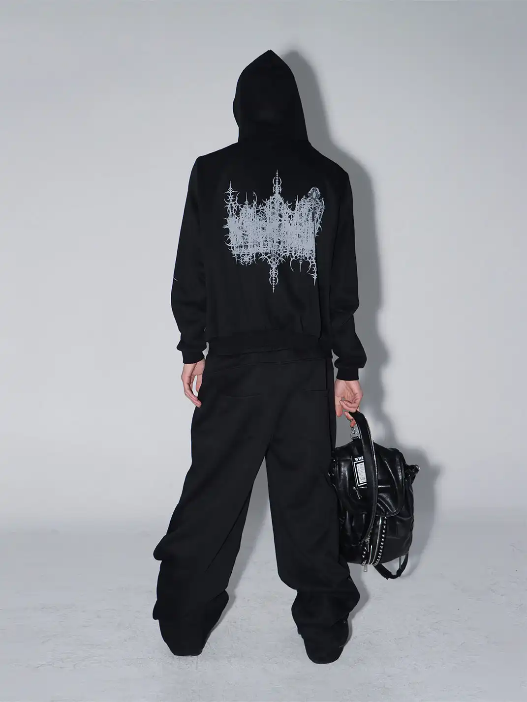 FreeOxygen | Rhinestone Subculture Totem Hoodie