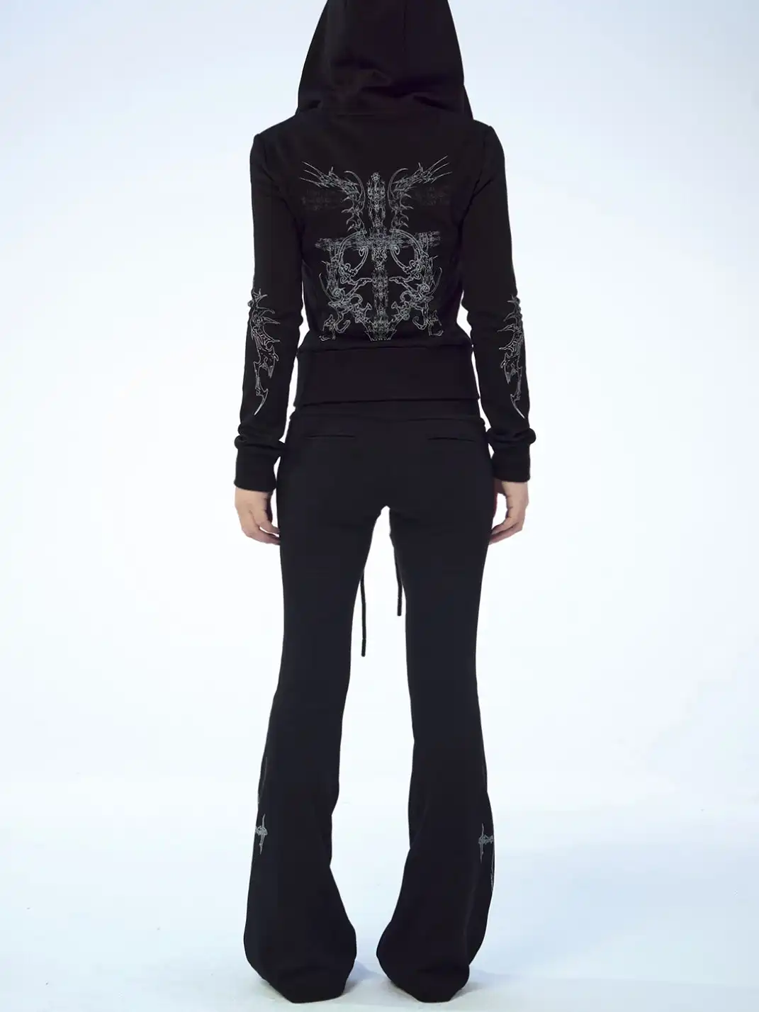 FreeOxygen | Totem Print Yoga Flare Pants