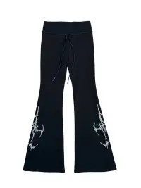 FreeOxygen | Totem Print Yoga Flare Pants