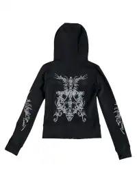 FreeOxygen | Totem Print Casual Jacket