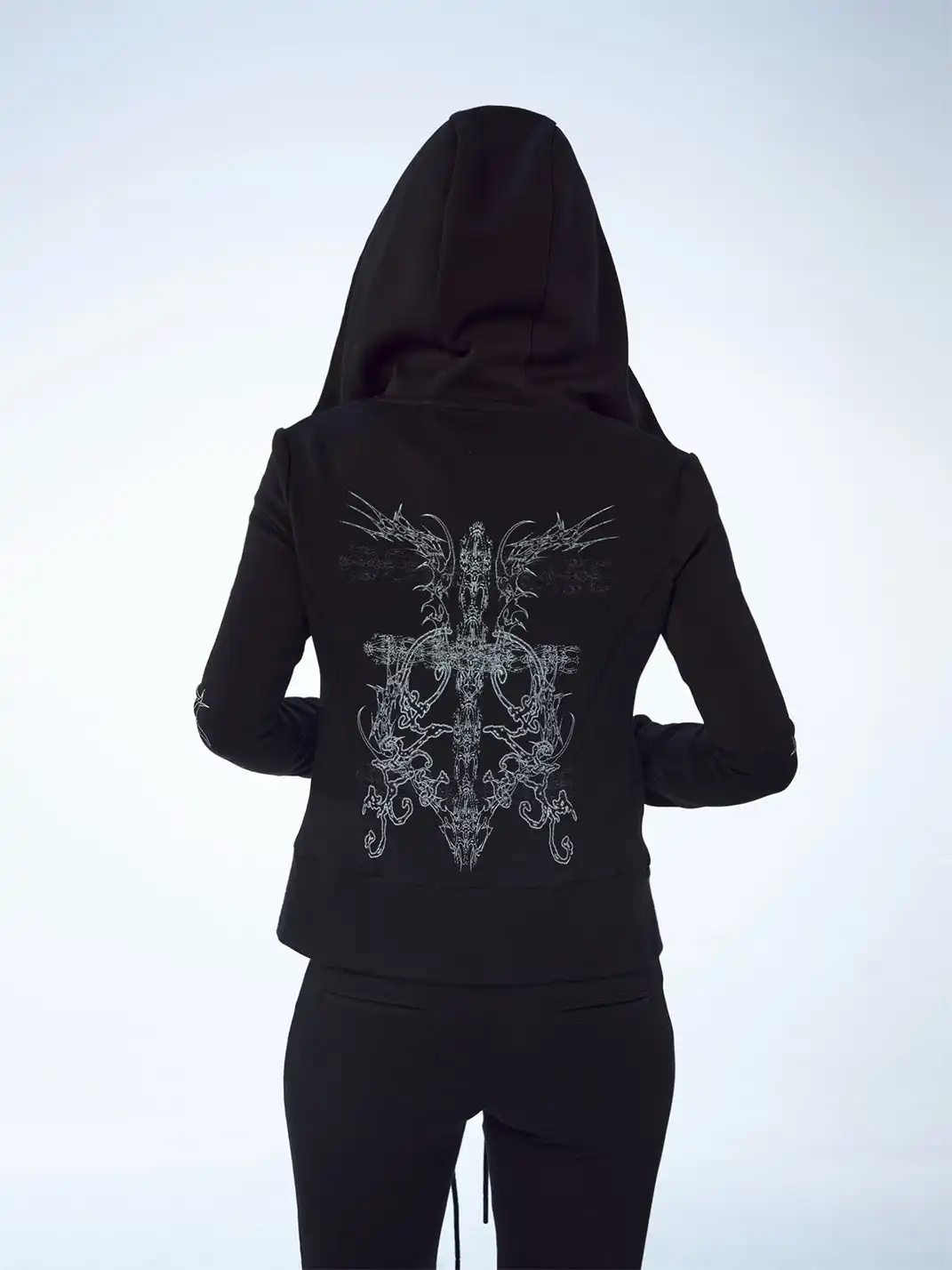 FreeOxygen | Totem Print Casual Jacket