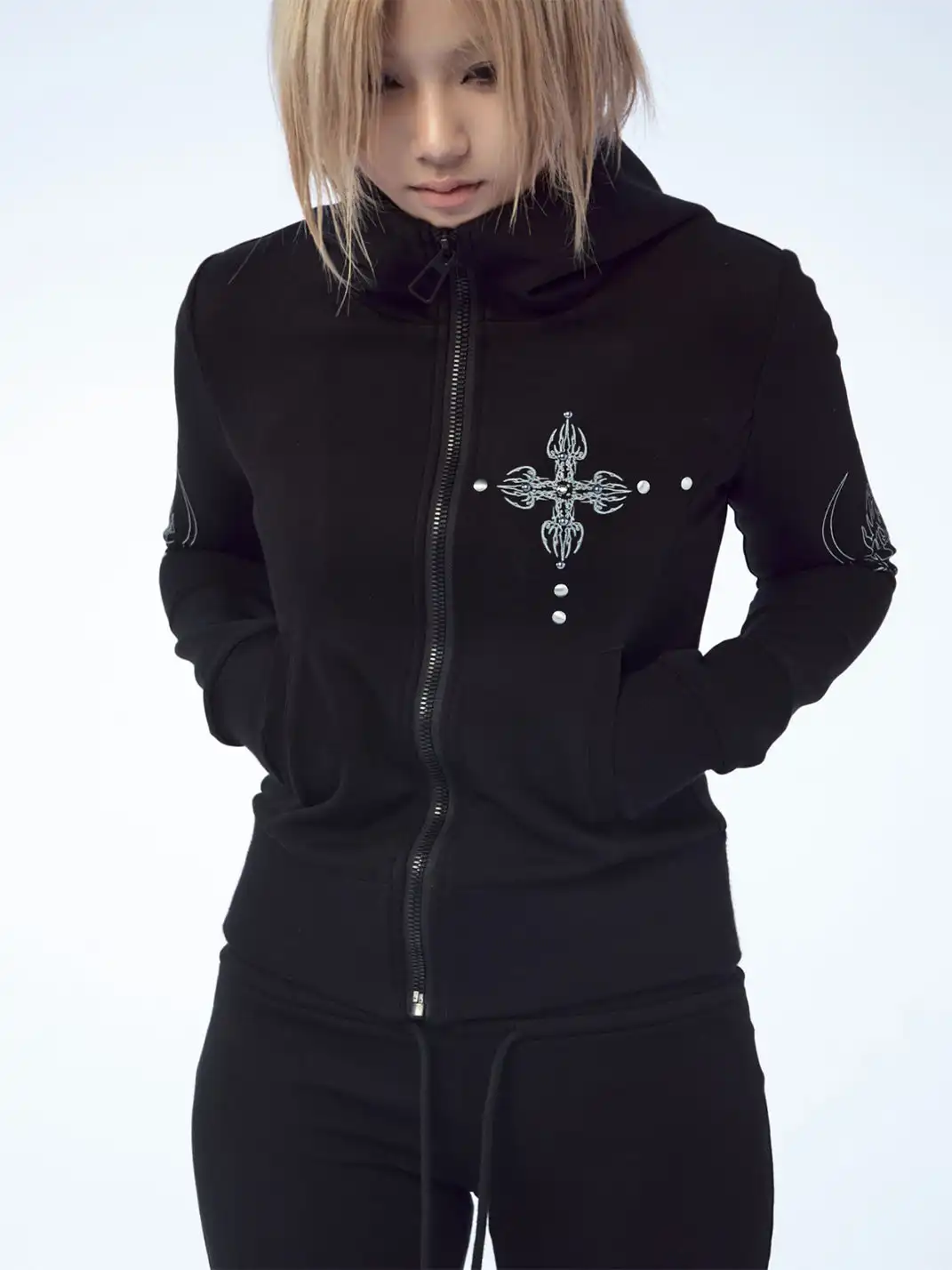 FreeOxygen | Totem Print Casual Jacket