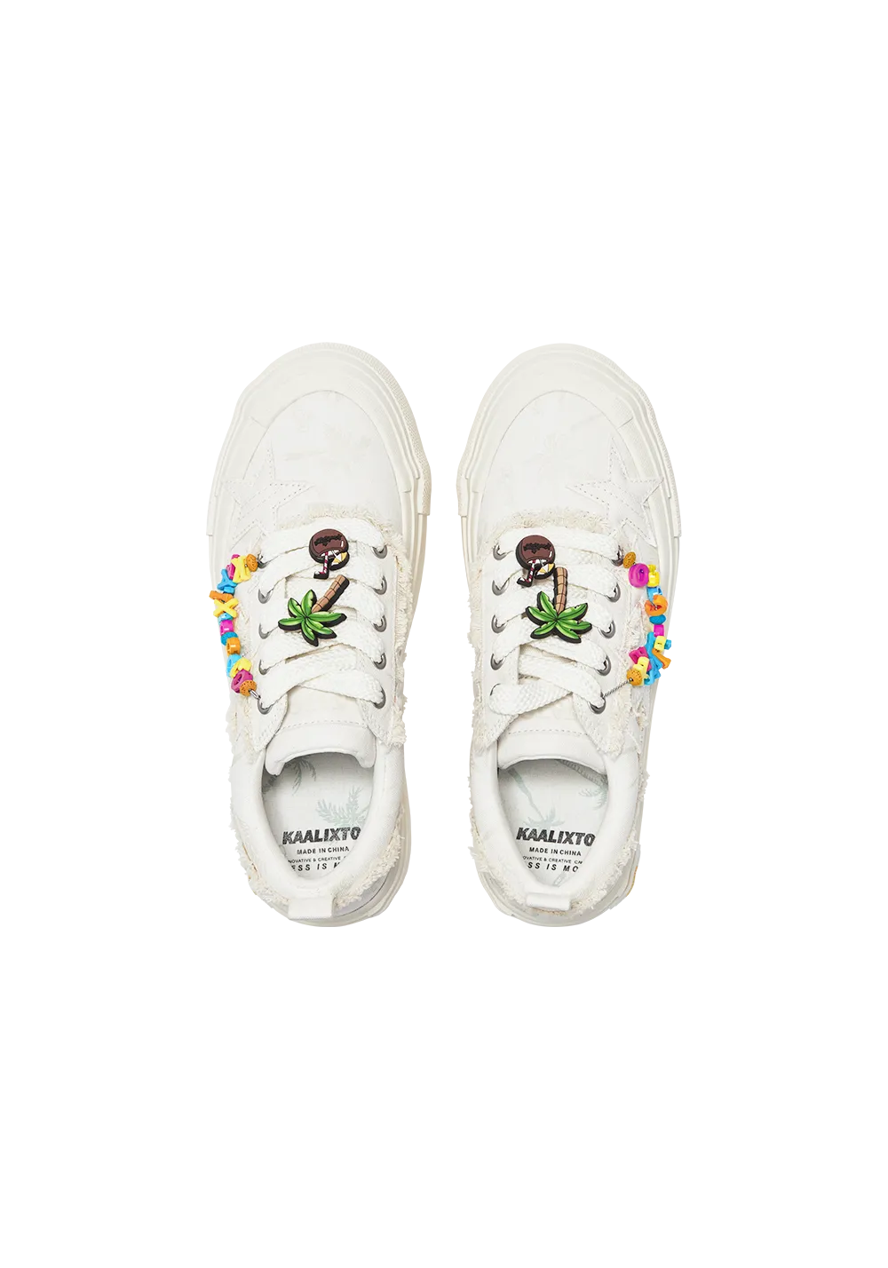 KAALIXTO丨Star Canvas Shoes-Coconut Palm Variability
