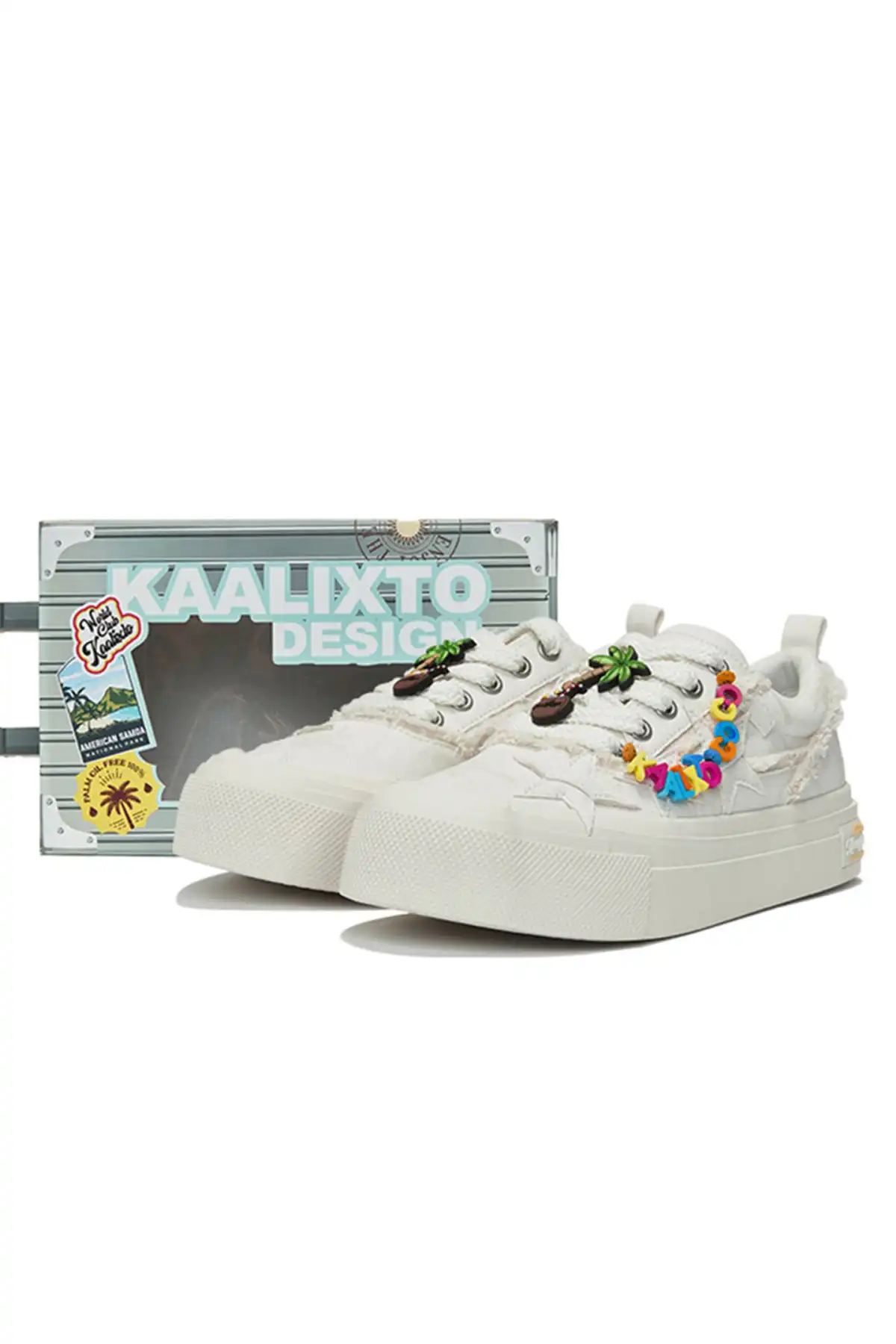 KAALIXTO丨Star Canvas Shoes-Coconut Palm Variability