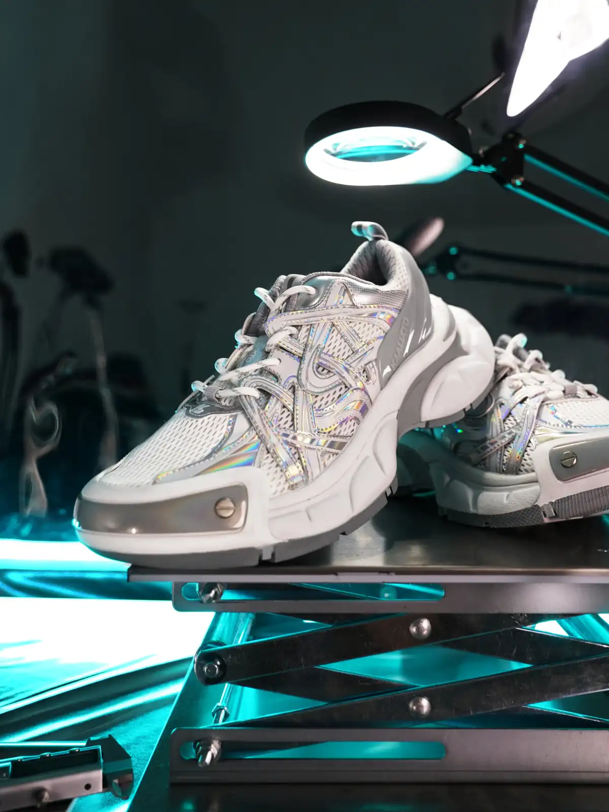 KAALIXTO丨Silver Thick-Soled Height-Enhancing Breathable Sports Dad Shoes