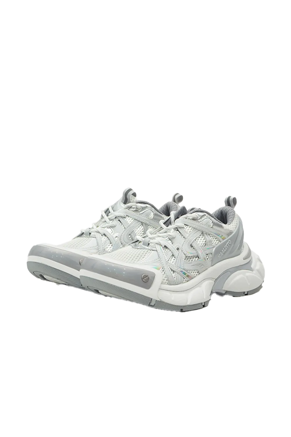 KAALIXTO丨Silver Thick-Soled Height-Enhancing Breathable Sports Dad Shoes
