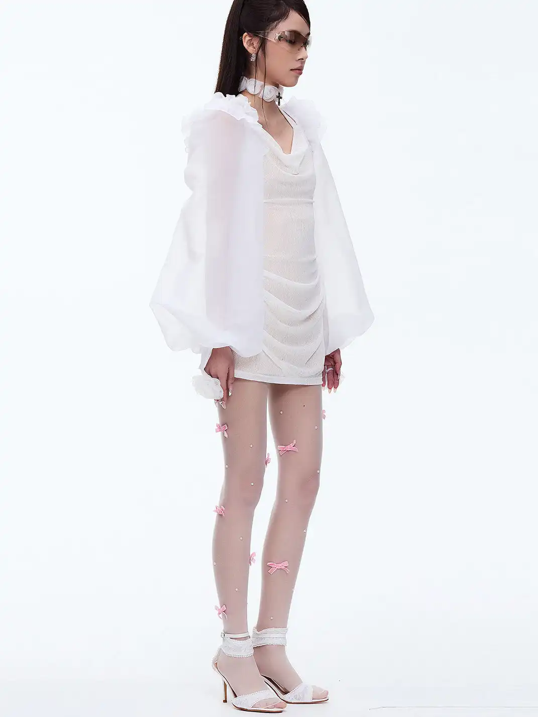 STE | Sunscreen Floral Sleeve Shawl