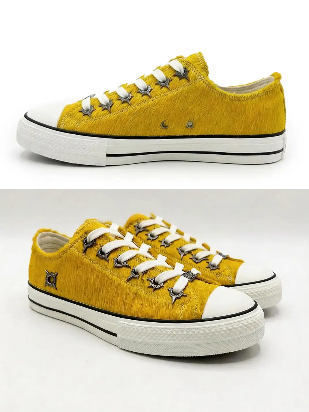 ZOXINSTREET | Leopard Print Cowhide And Horsehair Sneakers