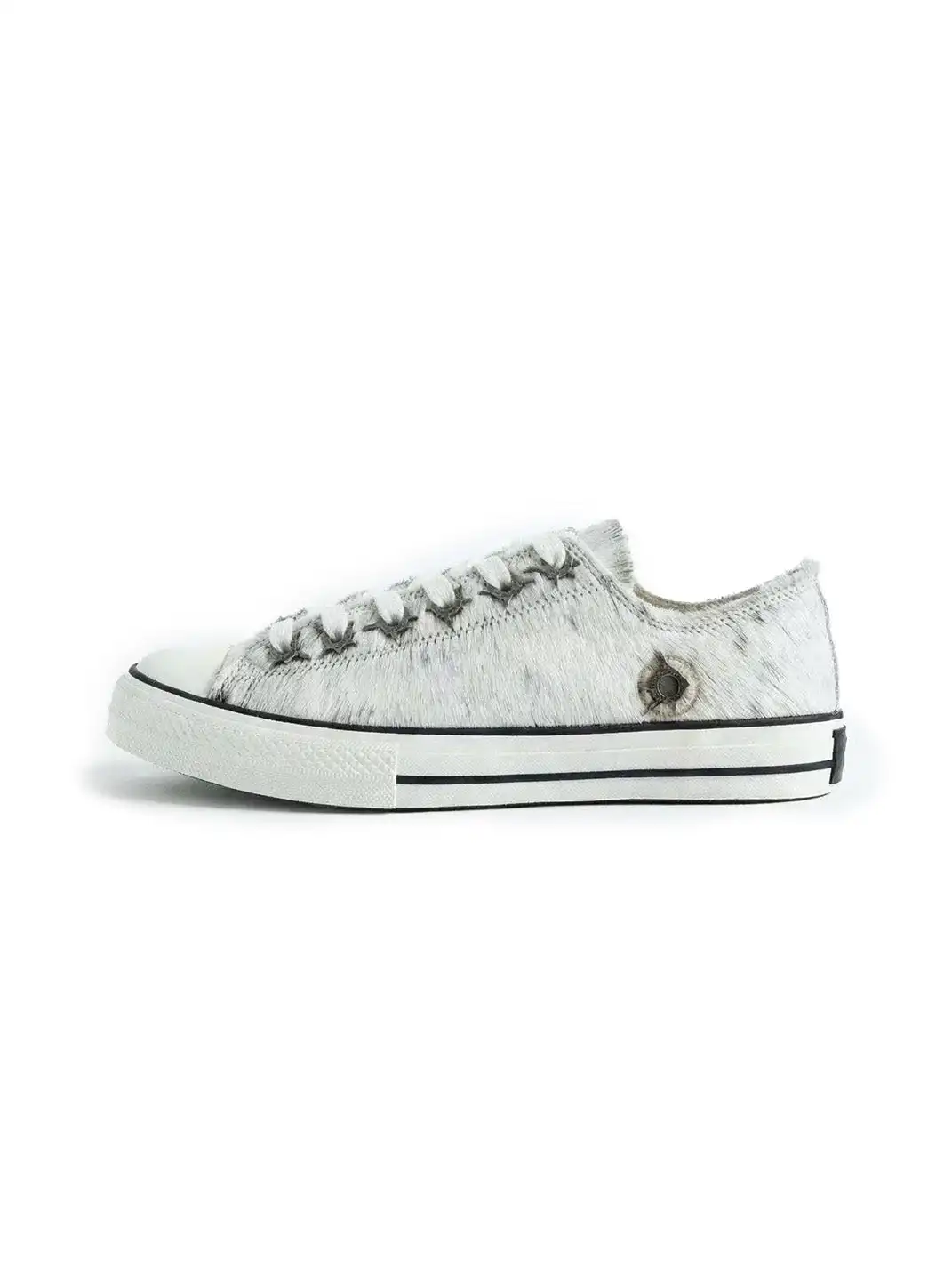 ZOXINSTREET | Leopard Print Cowhide And Horsehair Sneakers