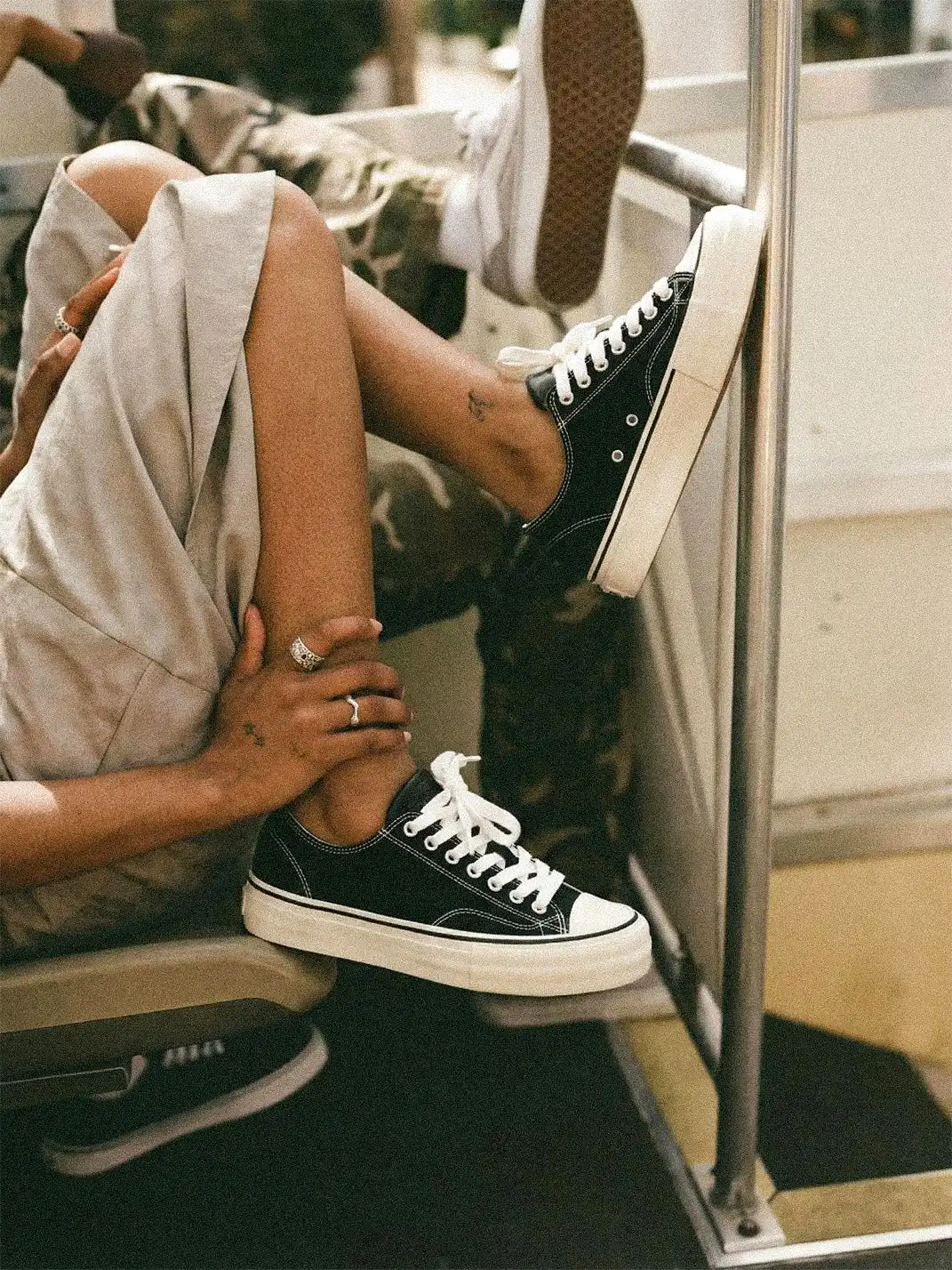 ZOXINSTREET | Cork Midsole Canvas Shoes