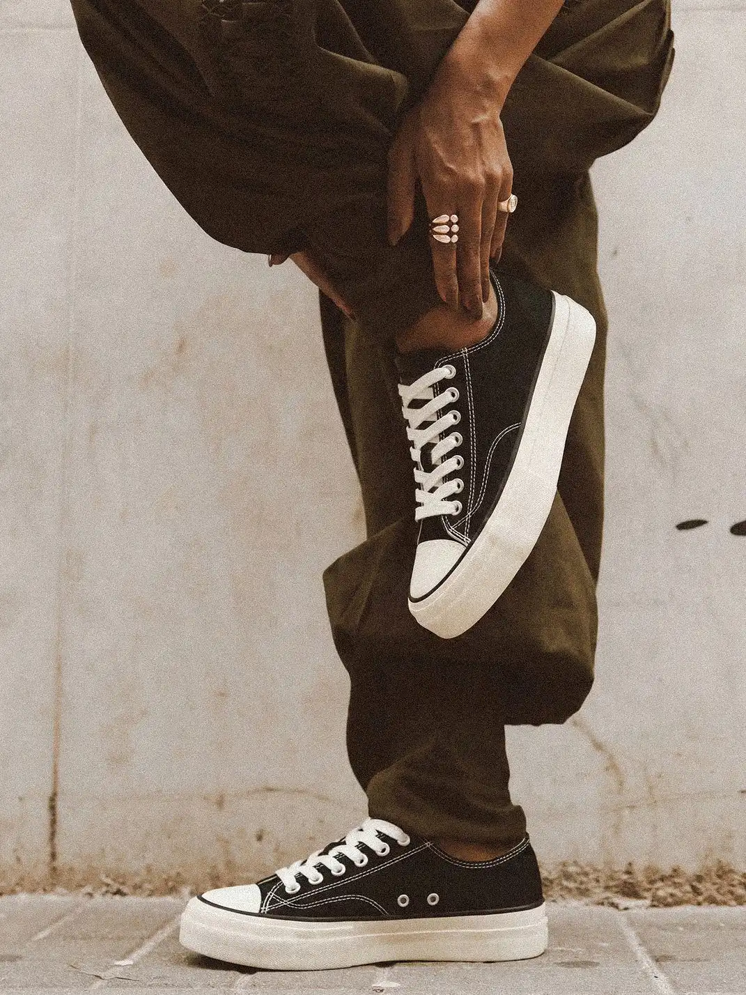 ZOXINSTREET | Cork Midsole Canvas Shoes