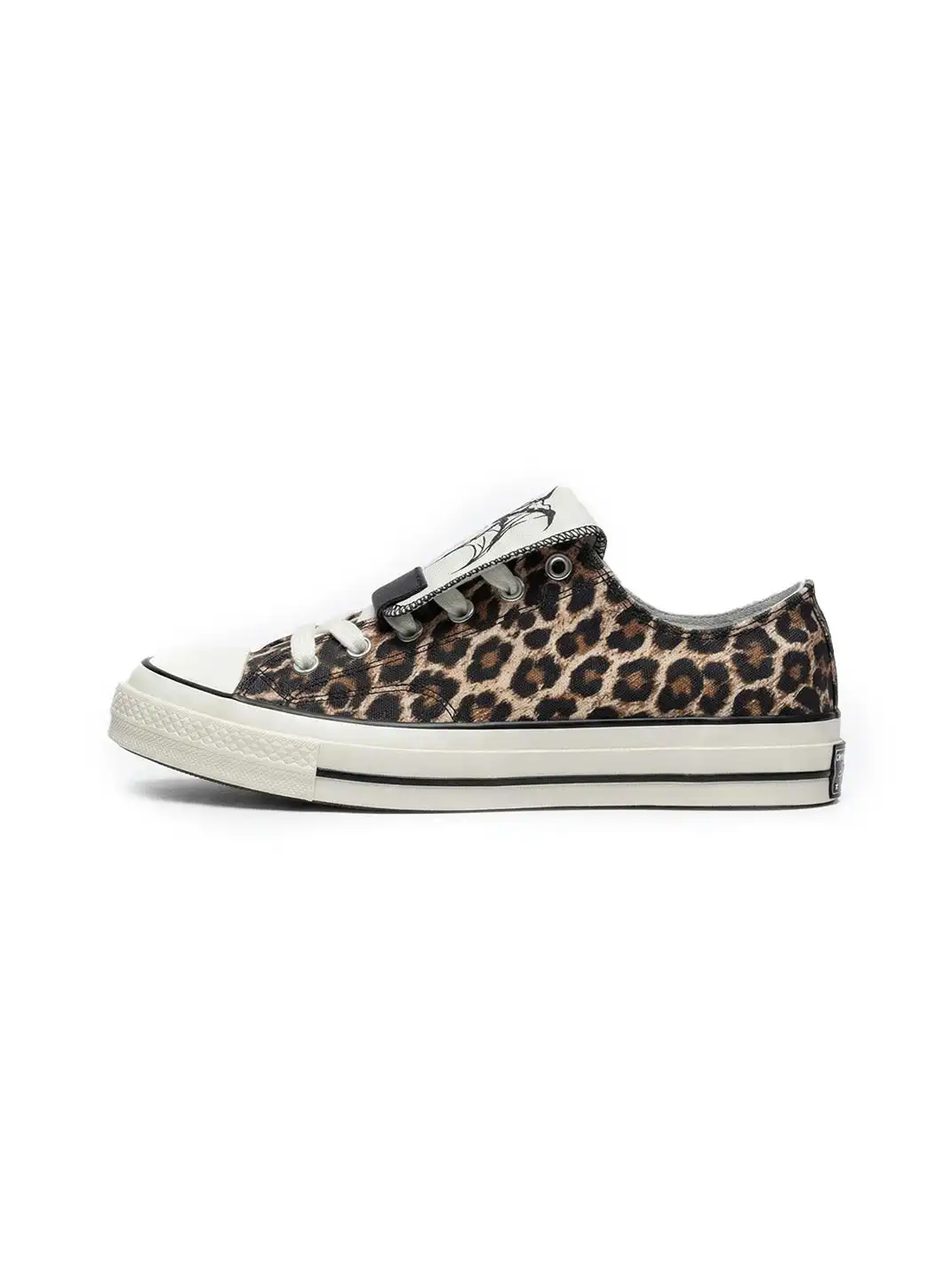ZOXINSTREET | Leopard Print Spider-Tongued Canvas Shoes
