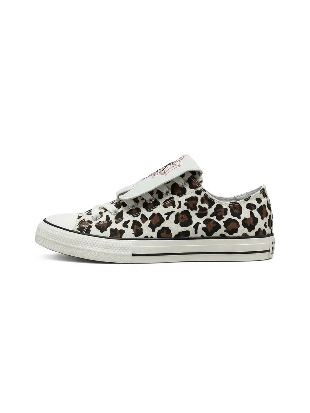 ZOXINSTREET | Leopard Print Spider-Tongued Canvas Shoes