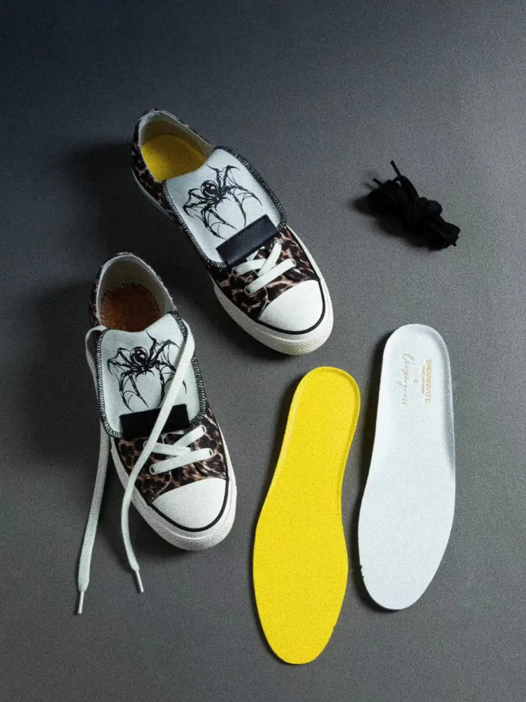 ZOXINSTREET | Leopard Print Spider-Tongued Canvas Shoes