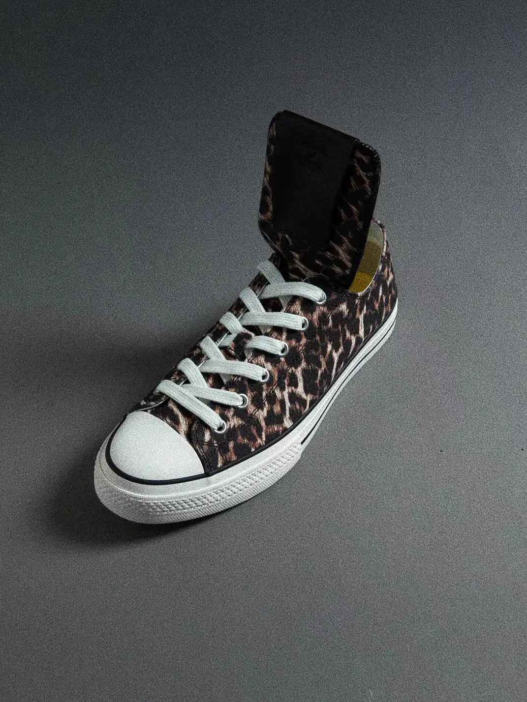 ZOXINSTREET | Leopard Print Spider-Tongued Canvas Shoes