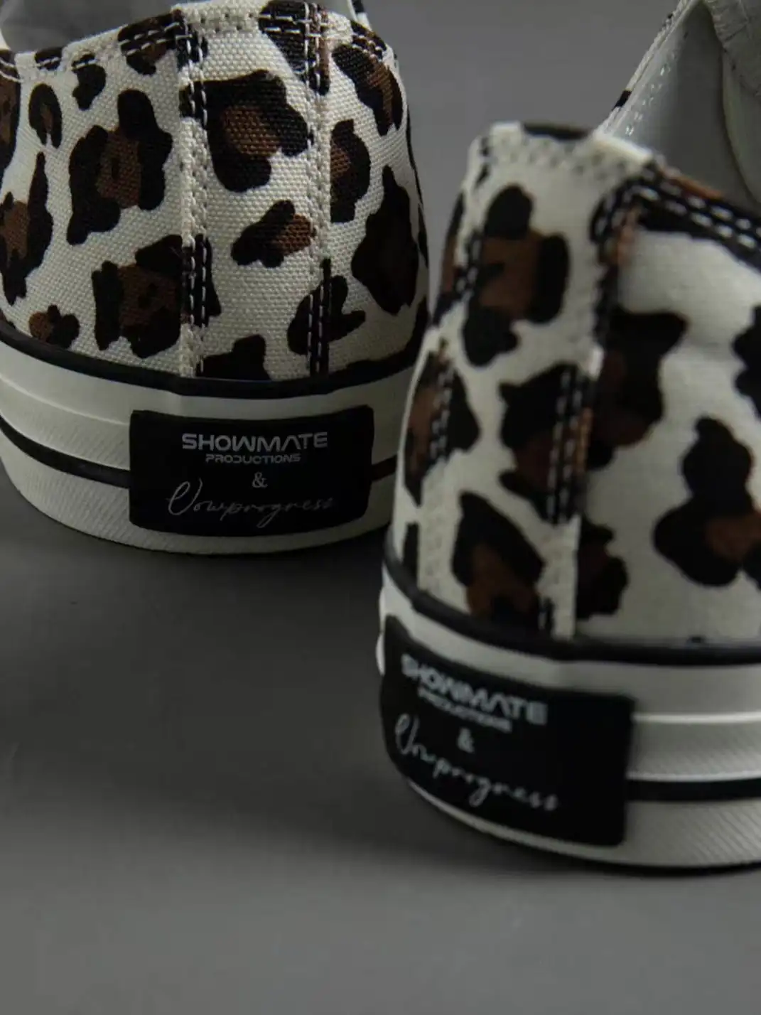 ZOXINSTREET | Leopard Print Spider-Tongued Canvas Shoes