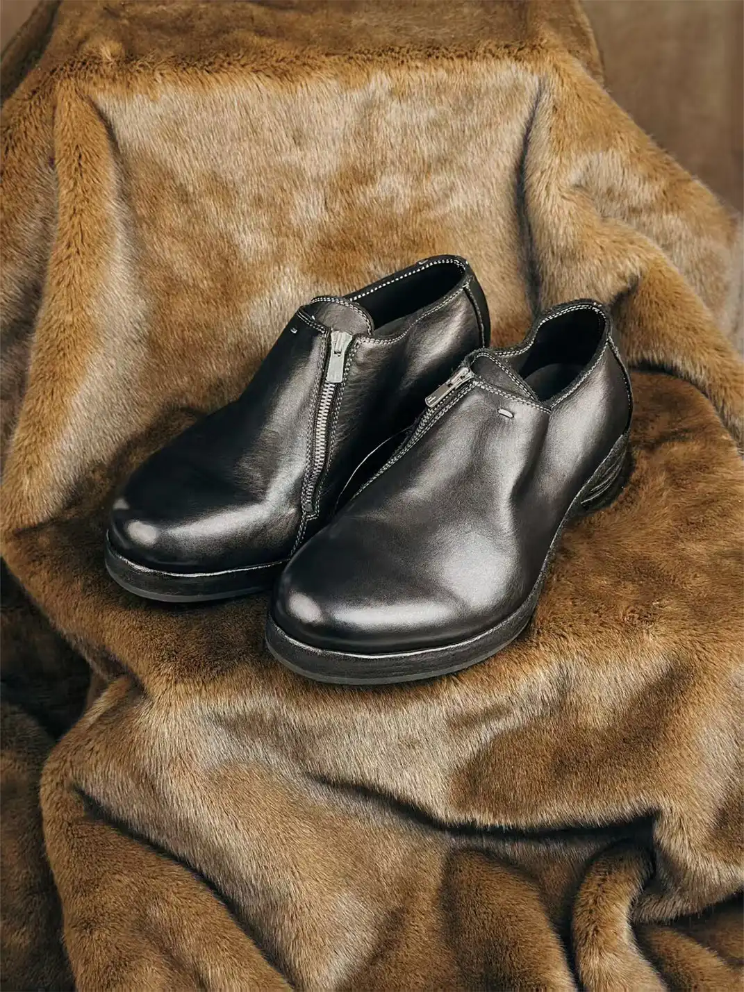 ZOXINSTREET | Top-Grain Horse Leather Lace-Up Shoes