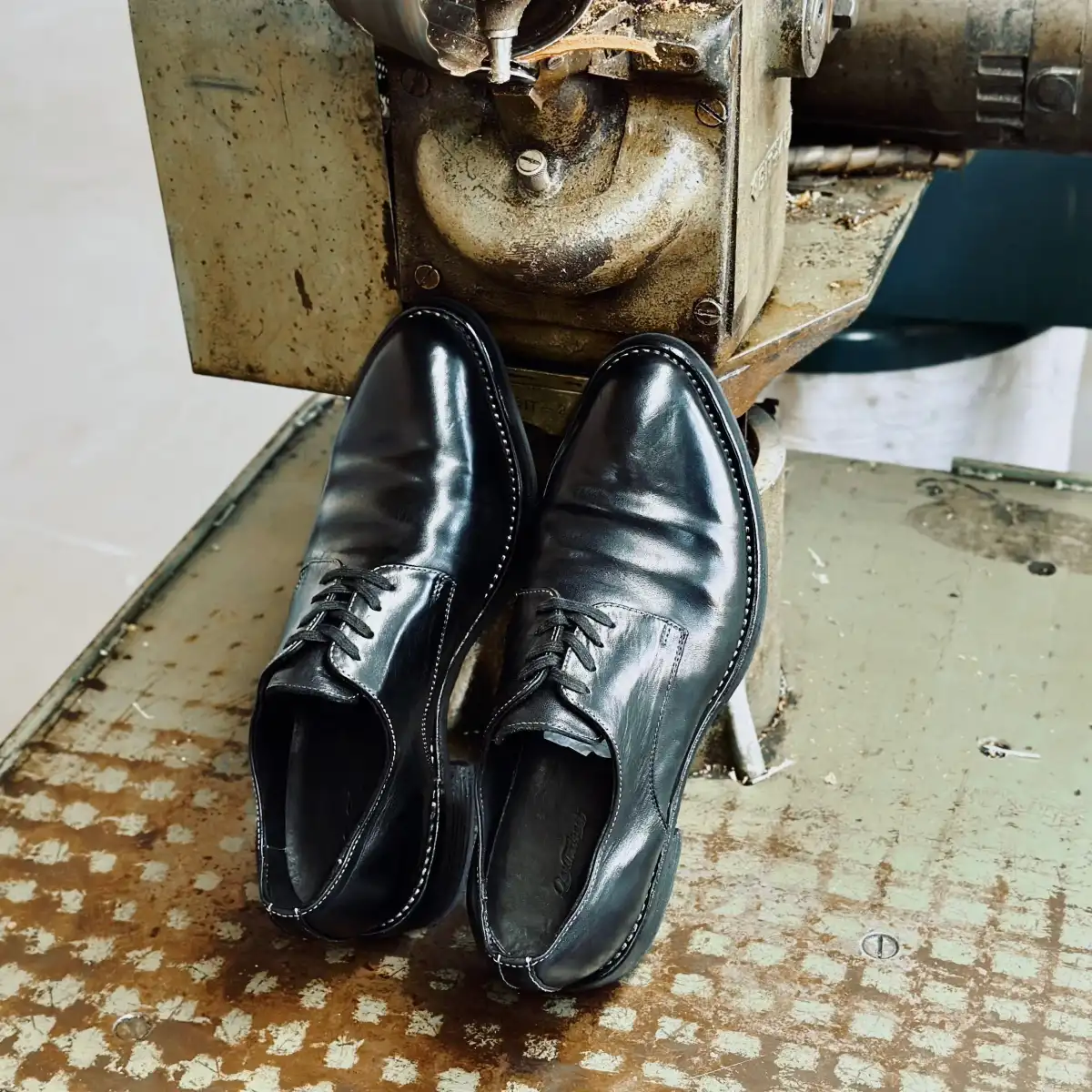 ZOXINSTREET | Top-Grain Horse Leather Lace-Up Shoes