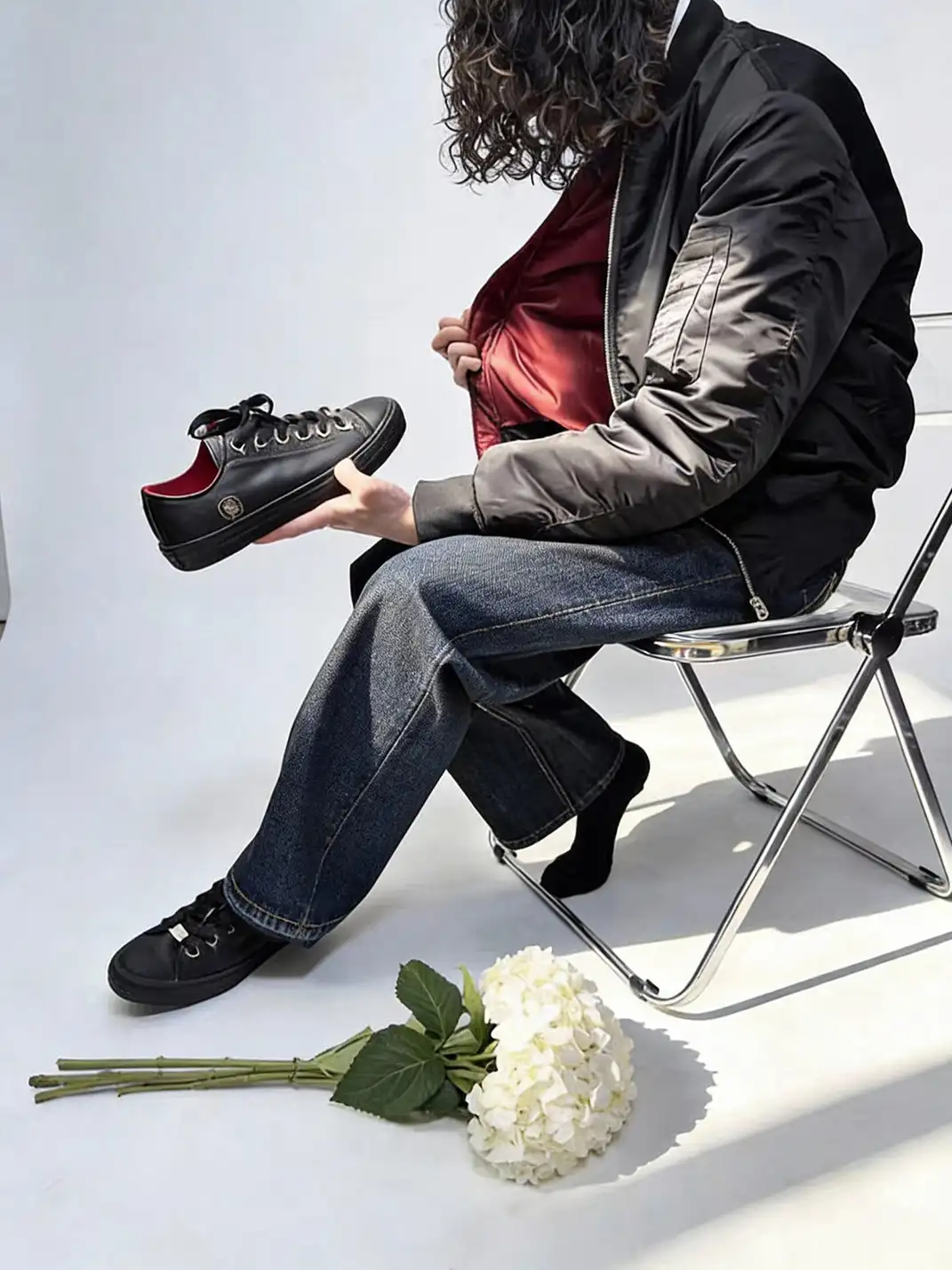 ZOXINSTREET | Bullet-Hole Top-Grain Cowhide Canvas Shoes