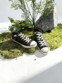 ZOXINSTREET | Bullet-Hole Top-Grain Cowhide Canvas Shoes