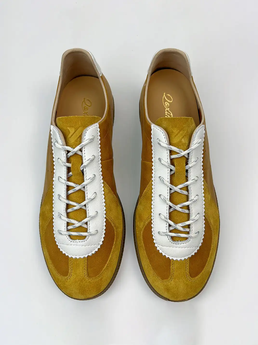 ZOXINSTREET | Cowhide Patchwork German Training Shoes