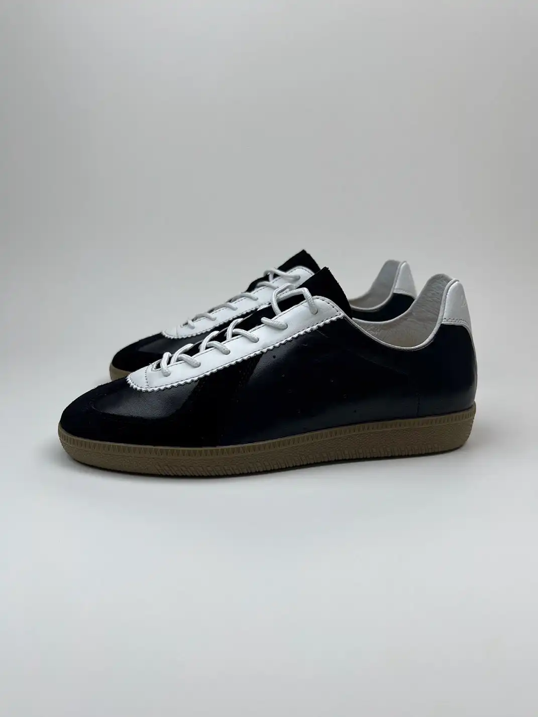 ZOXINSTREET | Cowhide Patchwork German Training Shoes