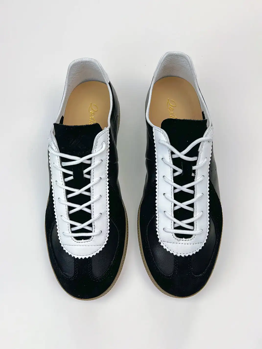 ZOXINSTREET | Cowhide Patchwork German Training Shoes