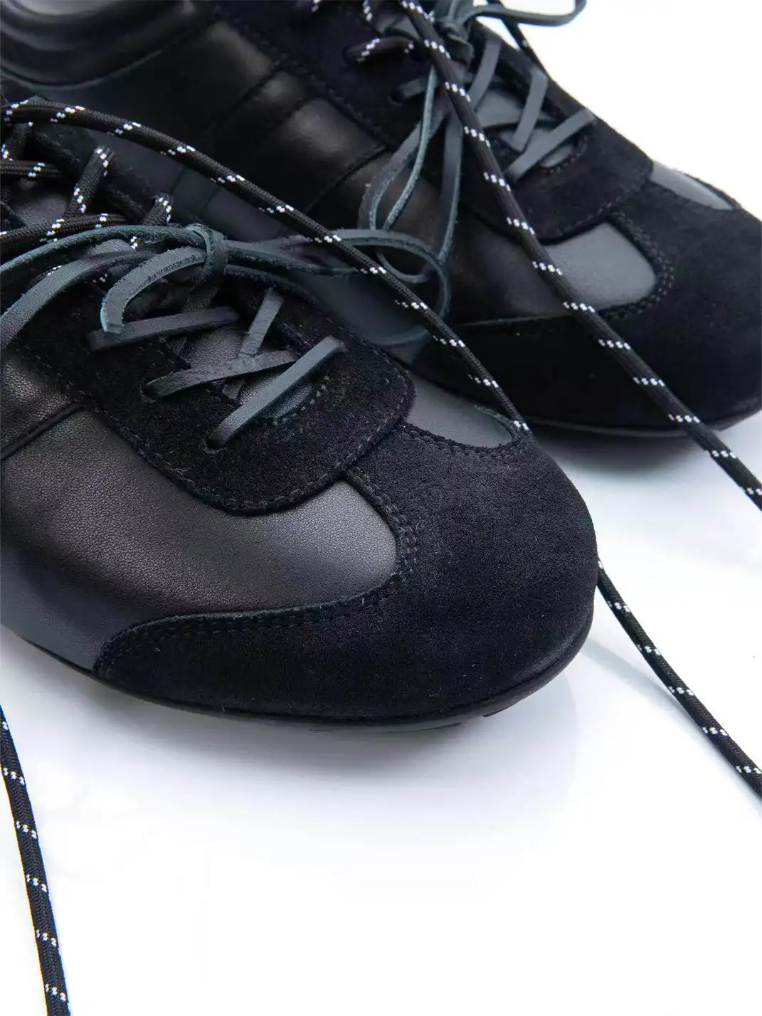 ZOXINSTREET | High-Gloss Suede Calfskin German Training Shoes