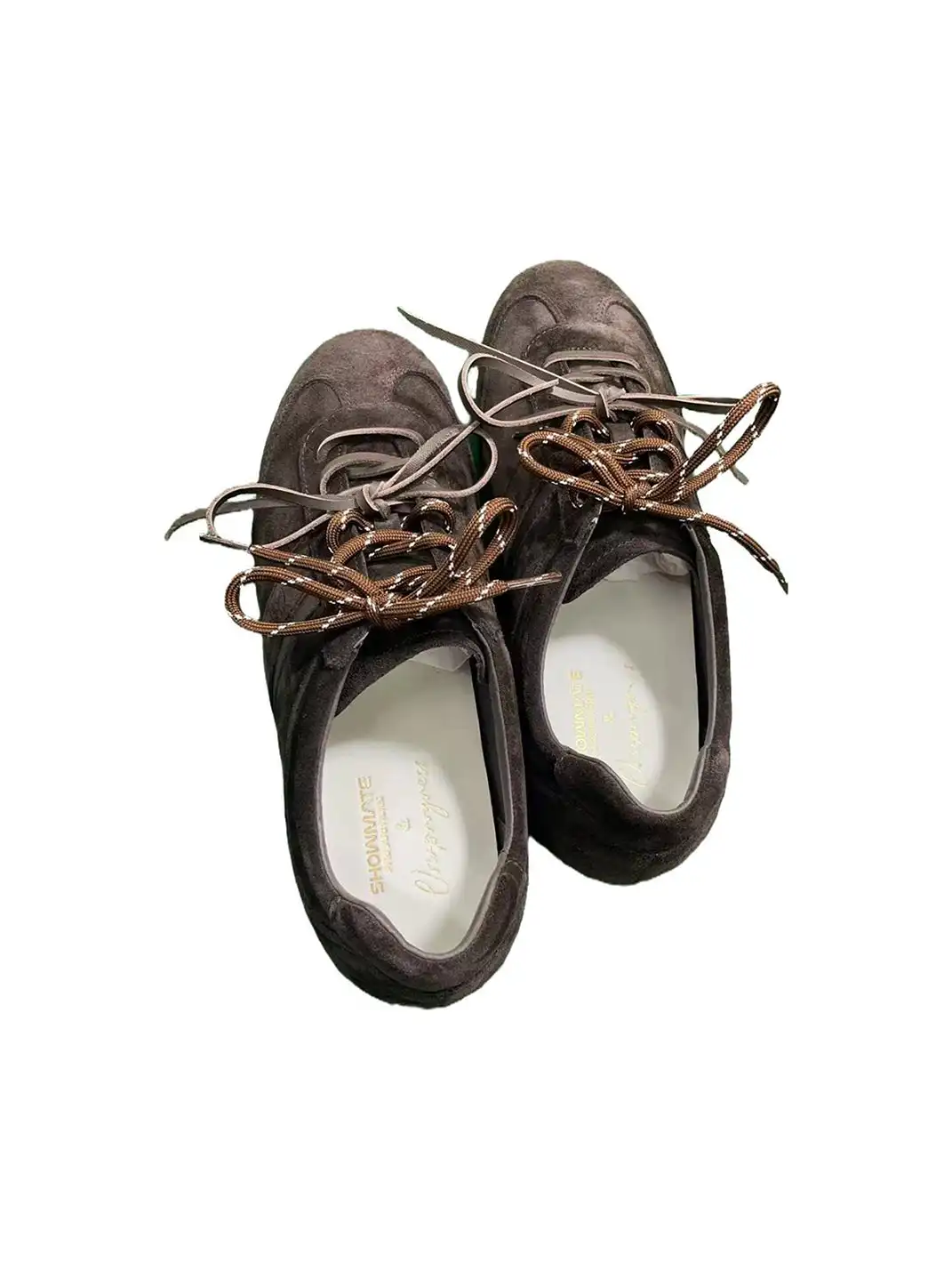 ZOXINSTREET | High-Gloss Suede Calfskin German Training Shoes