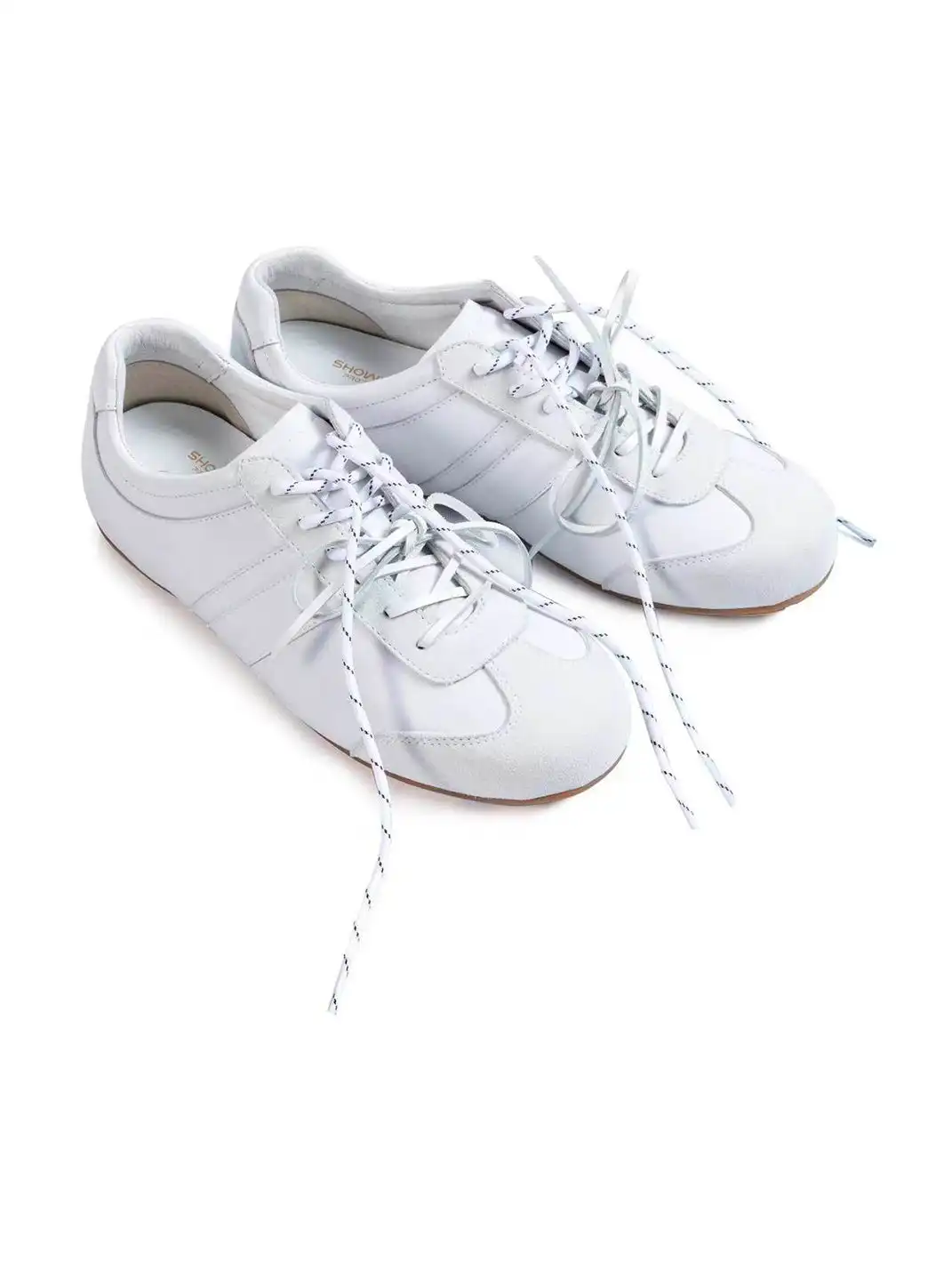 ZOXINSTREET | High-Gloss Suede Calfskin German Training Shoes