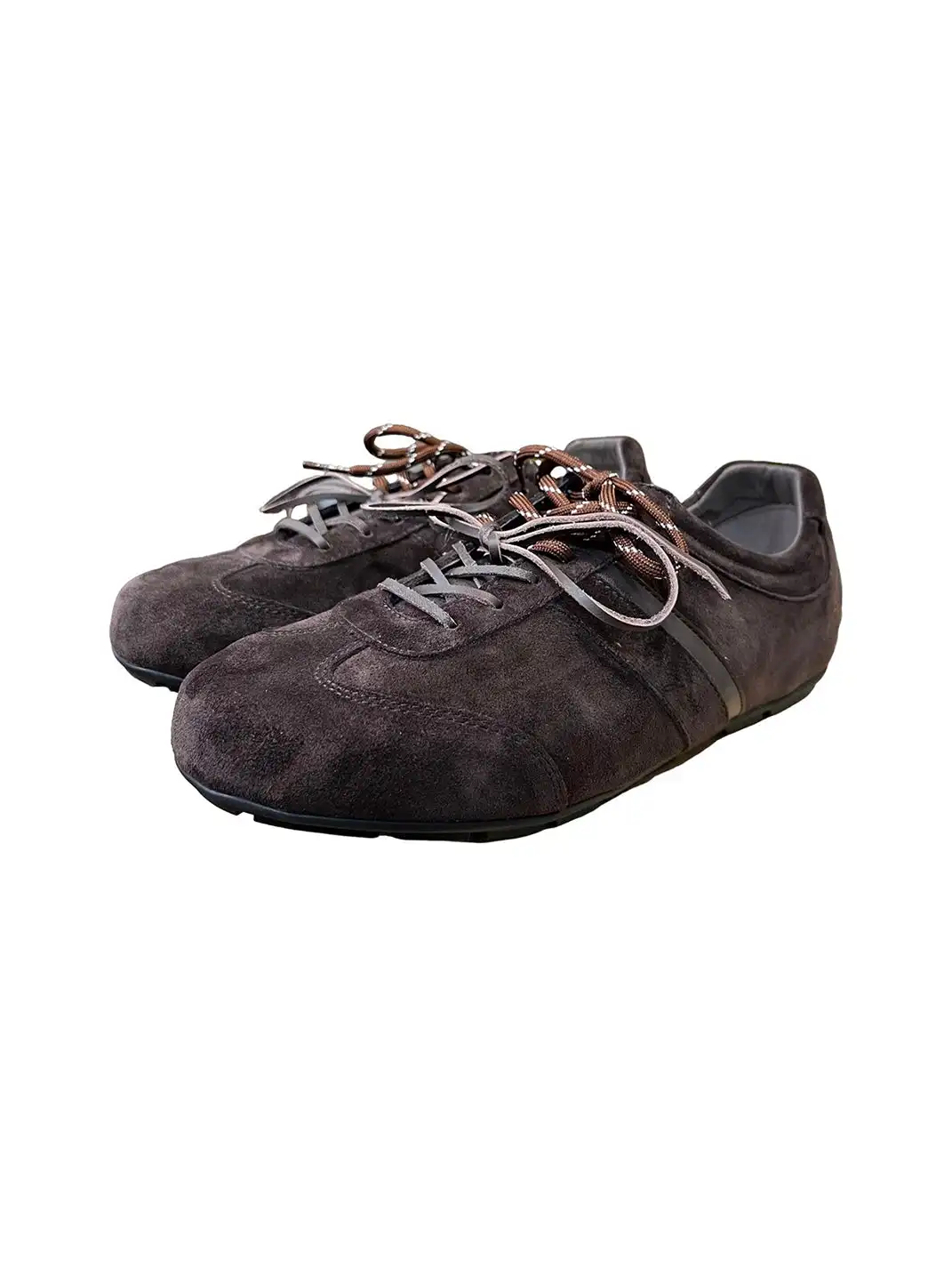 ZOXINSTREET | High-Gloss Suede Calfskin German Training Shoes