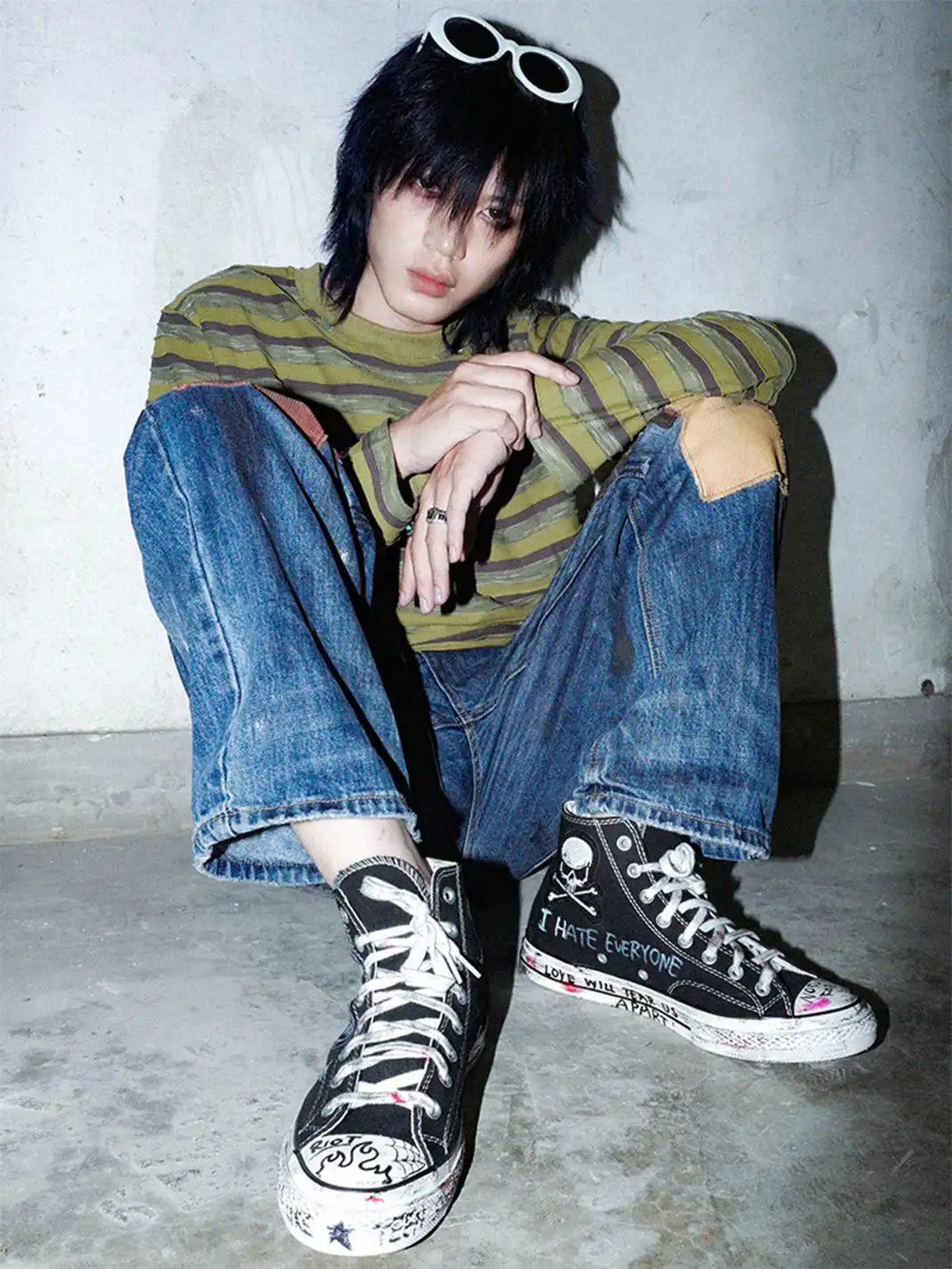 BIZZCUT | Graffiti High-Top Canvas Shoes