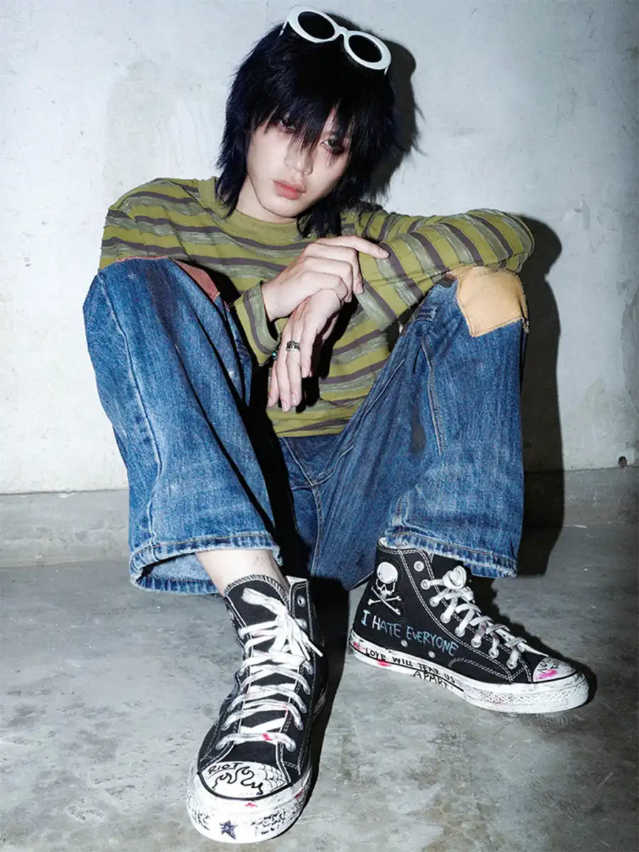 BIZZCUT | Graffiti High-Top Canvas Shoes - 2