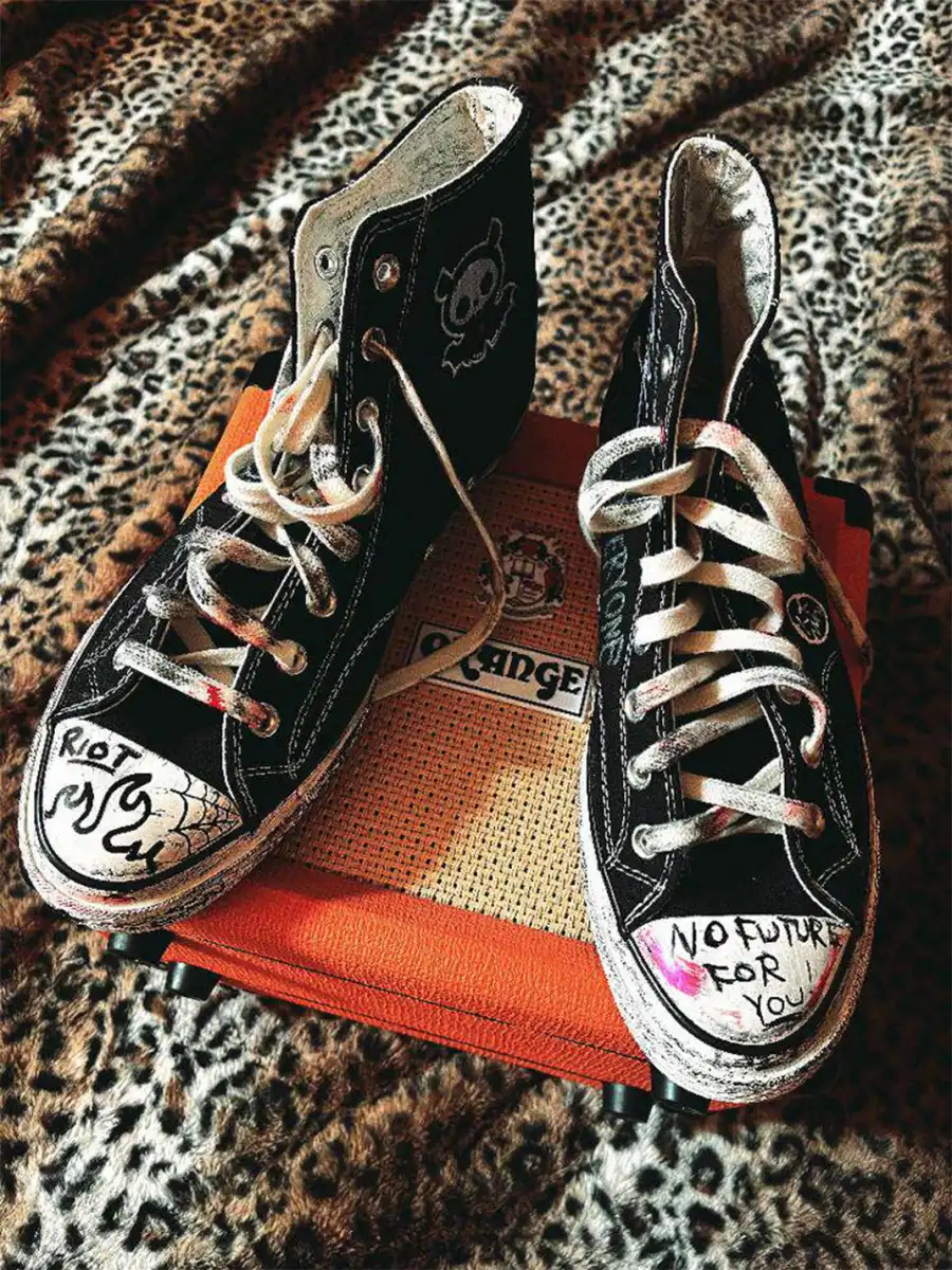 BIZZCUT | Graffiti High-Top Canvas Shoes - 4