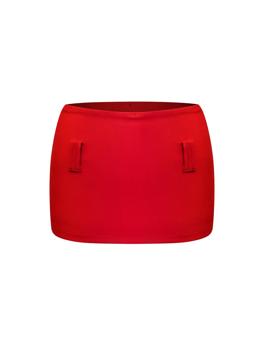STE | Mesh Irregular Ruffled Ribbon Shorts Skirt