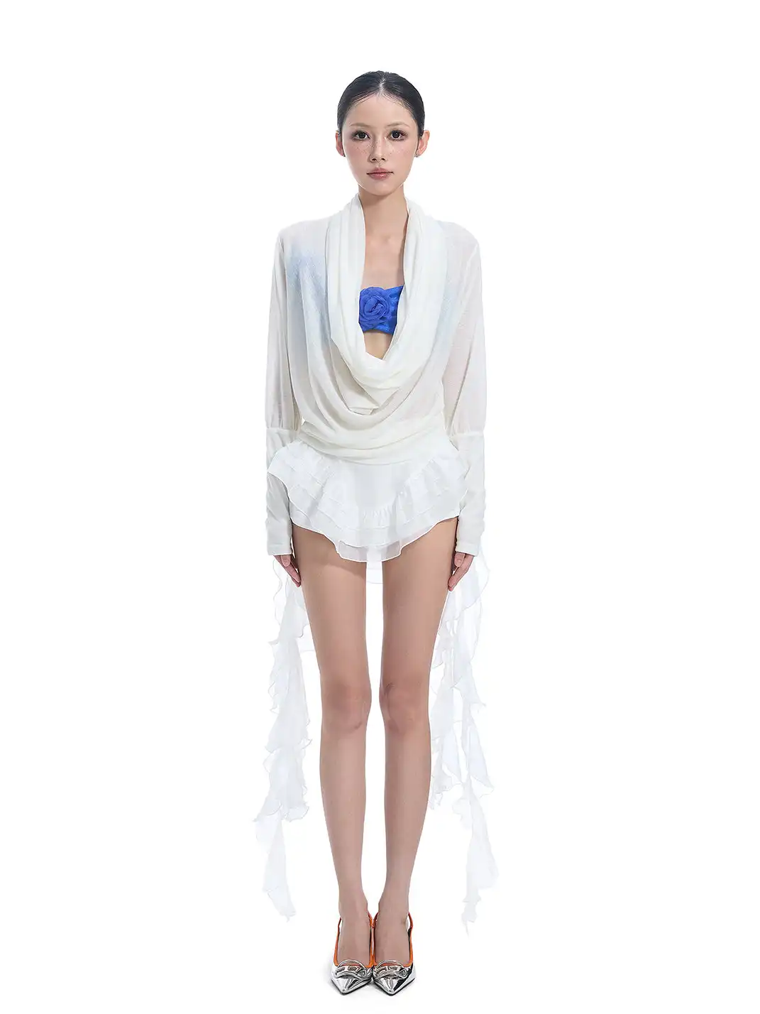 STE | Off-Shoulder Sheer Multiple Ways Blouse