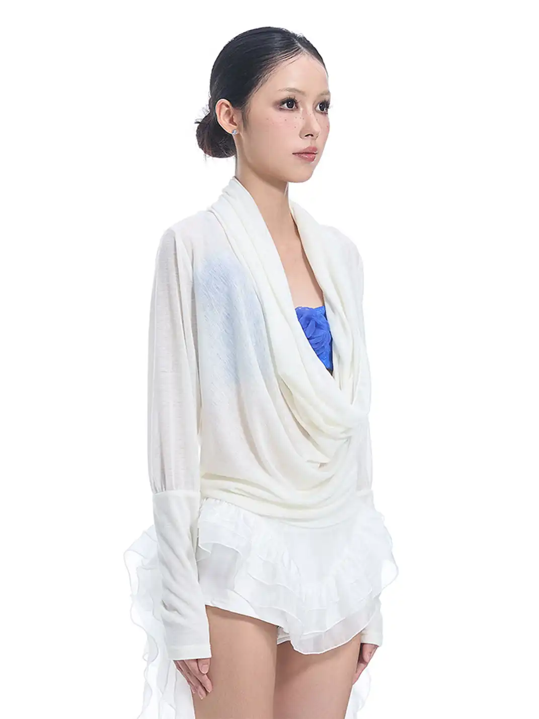 STE | Off-Shoulder Sheer Multiple Ways Blouse
