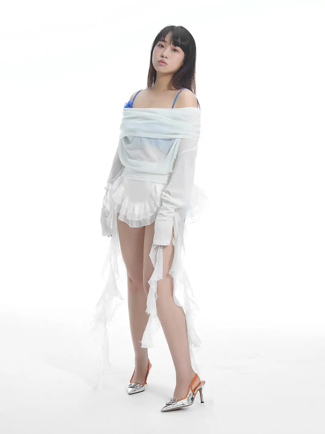 STE | Off-Shoulder Sheer Multiple Ways Blouse