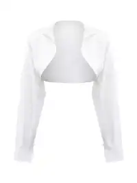 STE | Shirt Collar Padded Shoulder Cover-Up Jacket