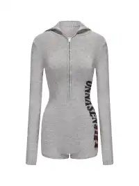ONNASENSHI | Woolen Zipper Romper