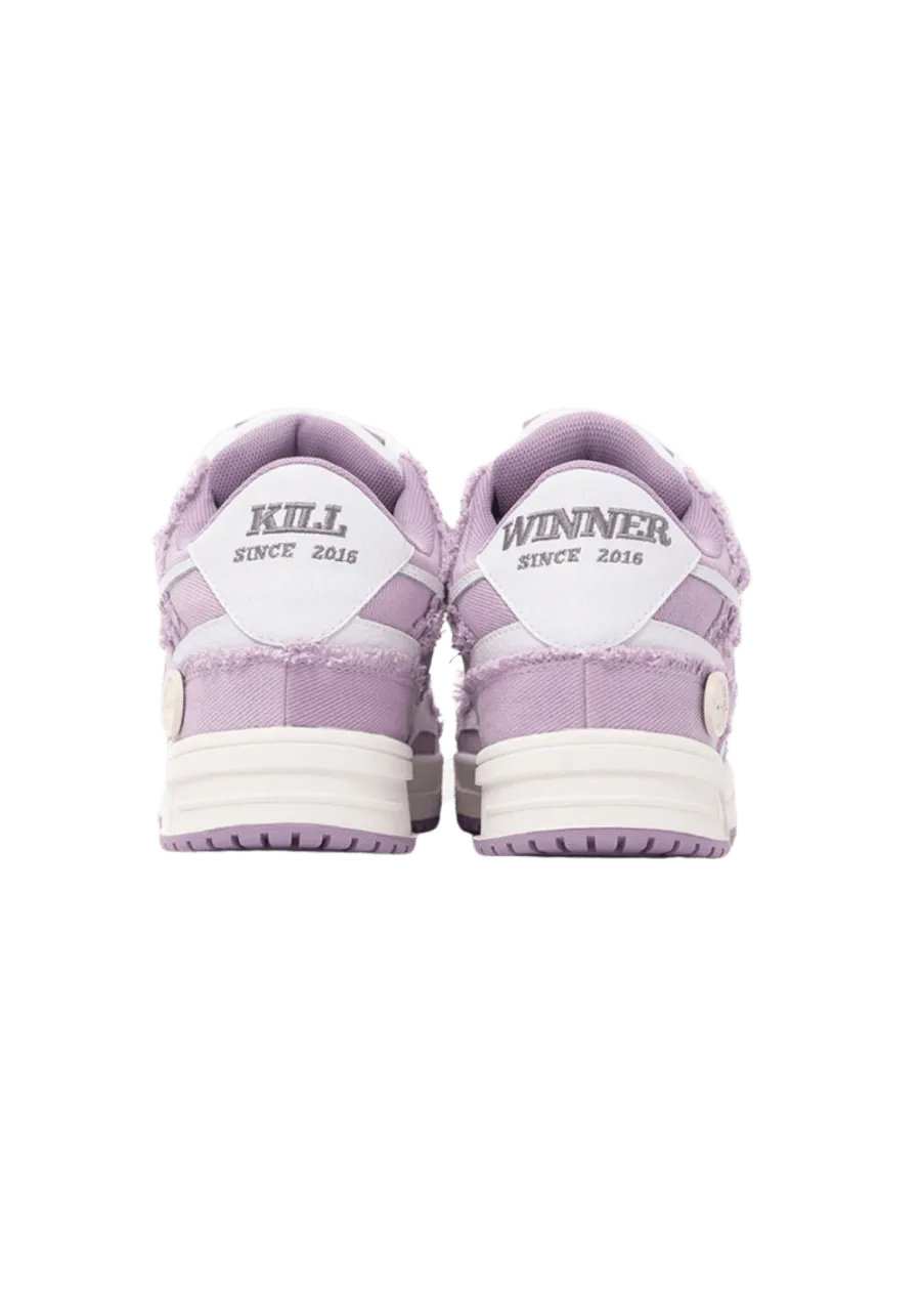 KILLWINNER丨Shattered Meteor Low Top Sneakers-Purple - 3