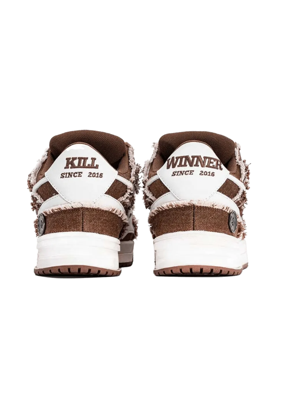 KILLWINNER丨Shattered Meteor Low Top Sneakers-Brown