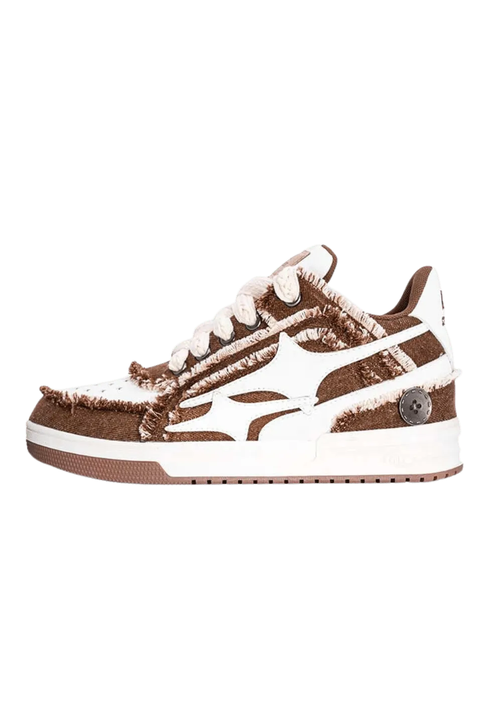 KILLWINNER丨Shattered Meteor Low Top Sneakers-Brown
