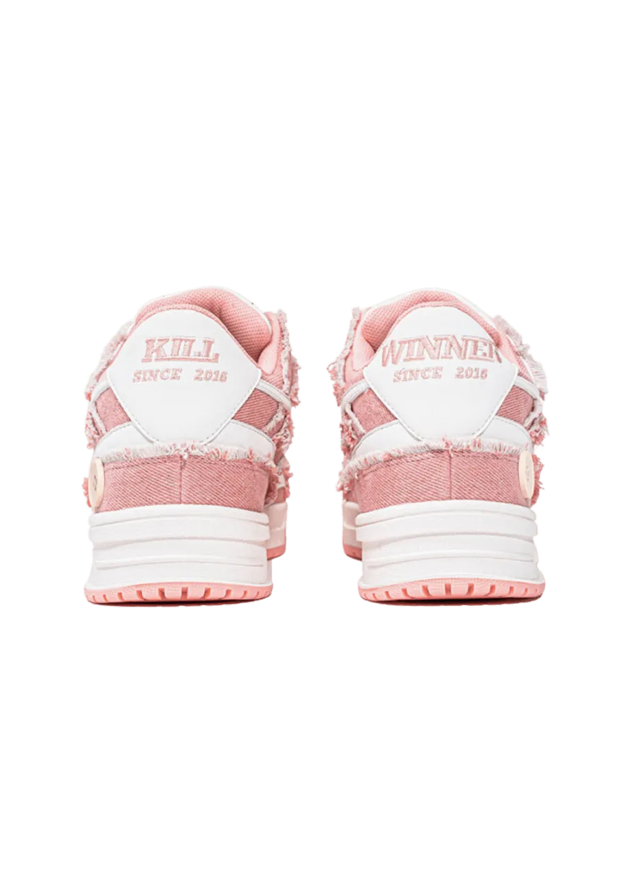 KILLWINNER丨Shattered Meteor Low Top Sneakers-Pink - 3