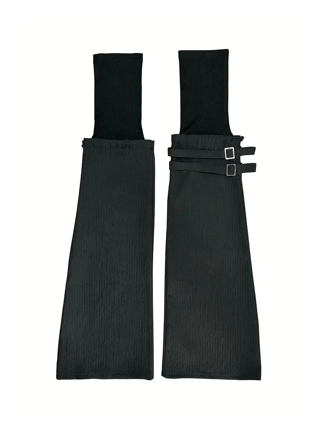 ONNASENSHI | Spliced Fake Two-Piece Leg Warmers
