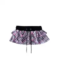 ONNASENSHI | Mesh Sheer Cake Skirt