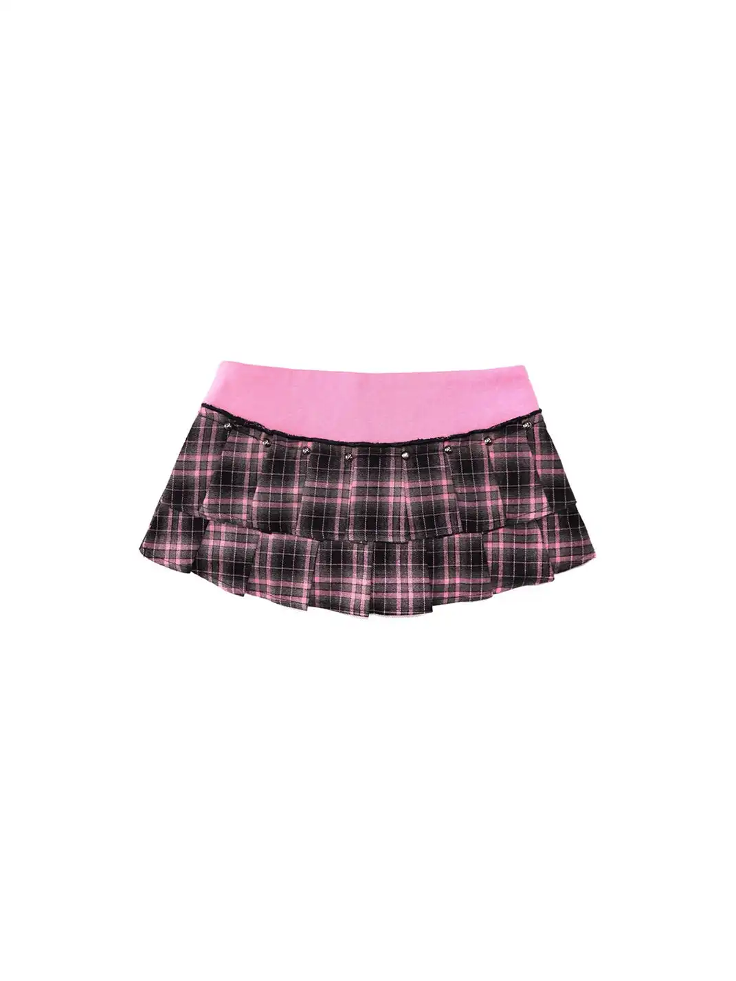 ONNASENSHI | Patchwork Mini Skirt